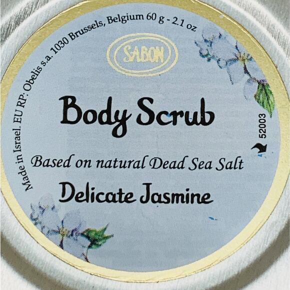 New! SABON Body Scrub - Delicate Jasmine - 60g Travel size - Picture 3 of 4